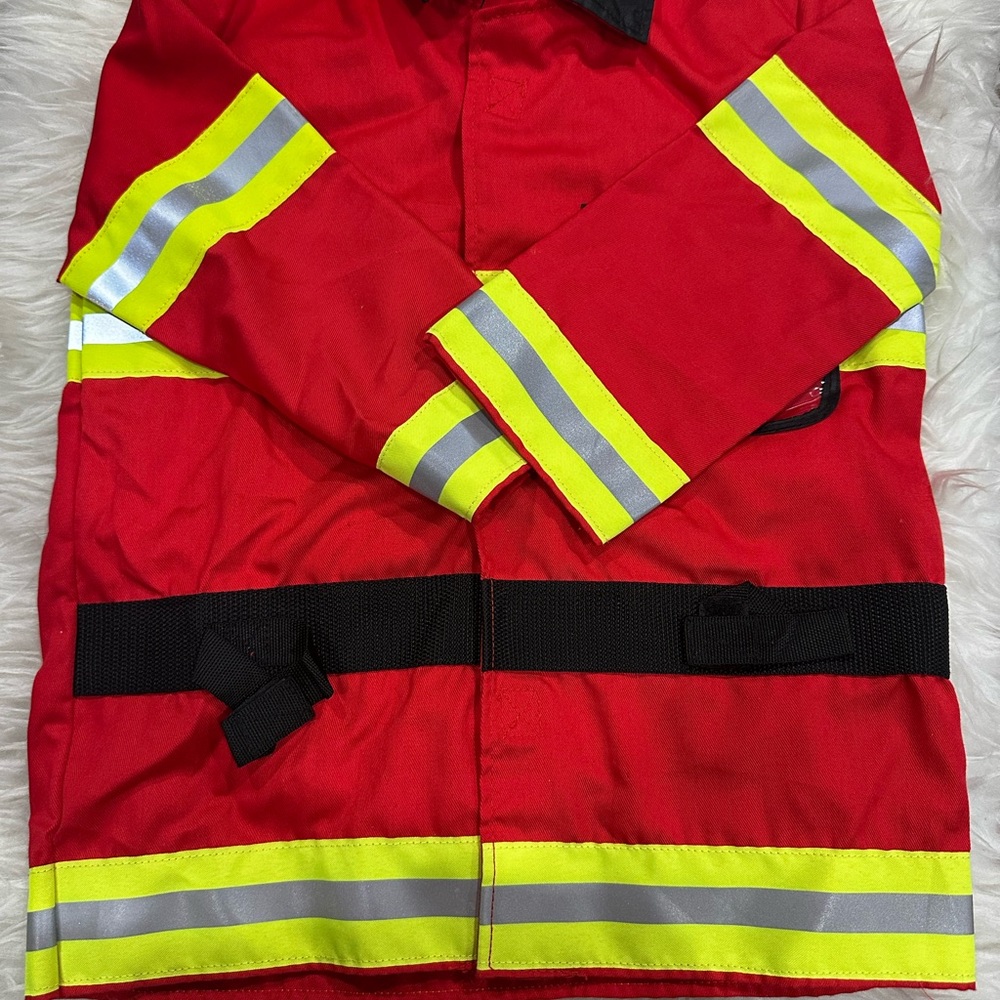 Kids Firefighter Costume - Red and Yellow